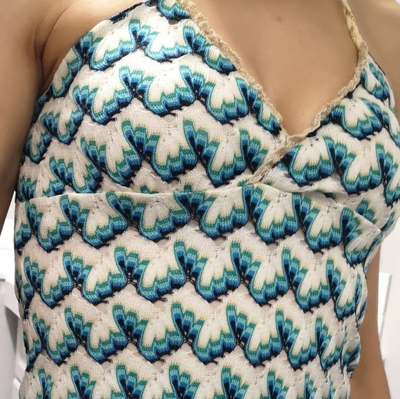 🌼 Cute Knit halter style mini dress - Picture 2 of 12